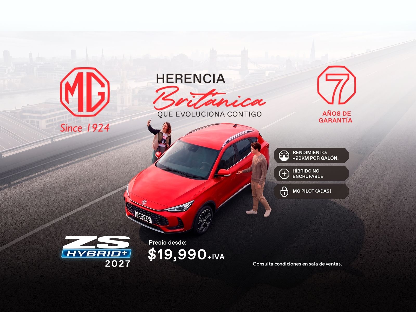 Tu primera SUV híbrida desde $19,990+IVA